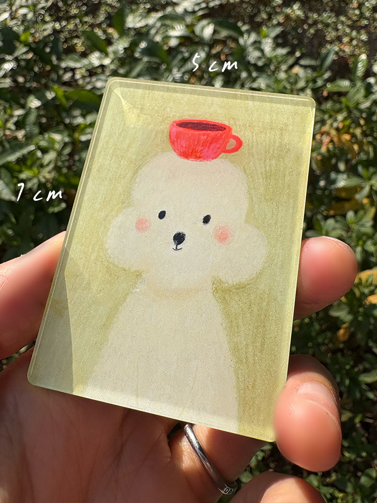 Teapot Friends Magnet Bundle | Set of 3 Illustrated Acrylic Magnets