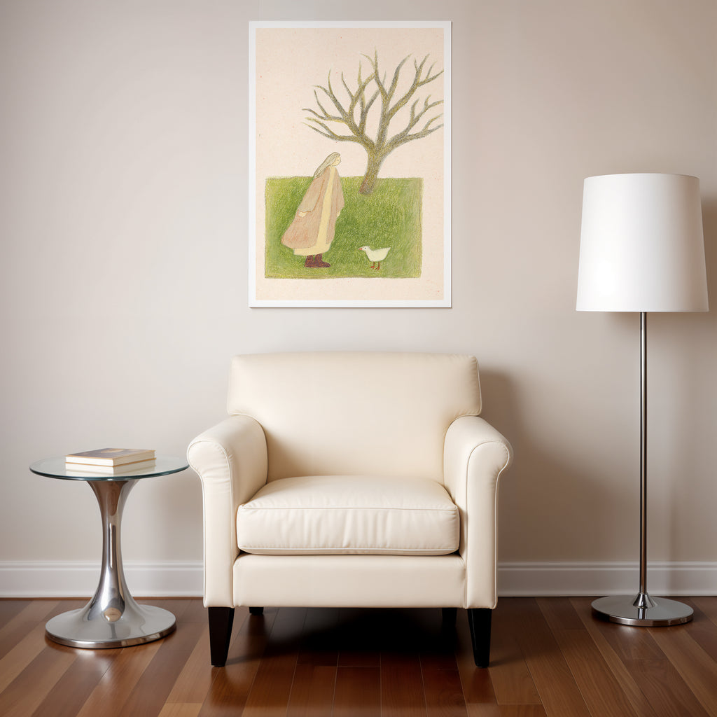 Small Company: Whimsical Wall Art Print | Nature Lover Gift