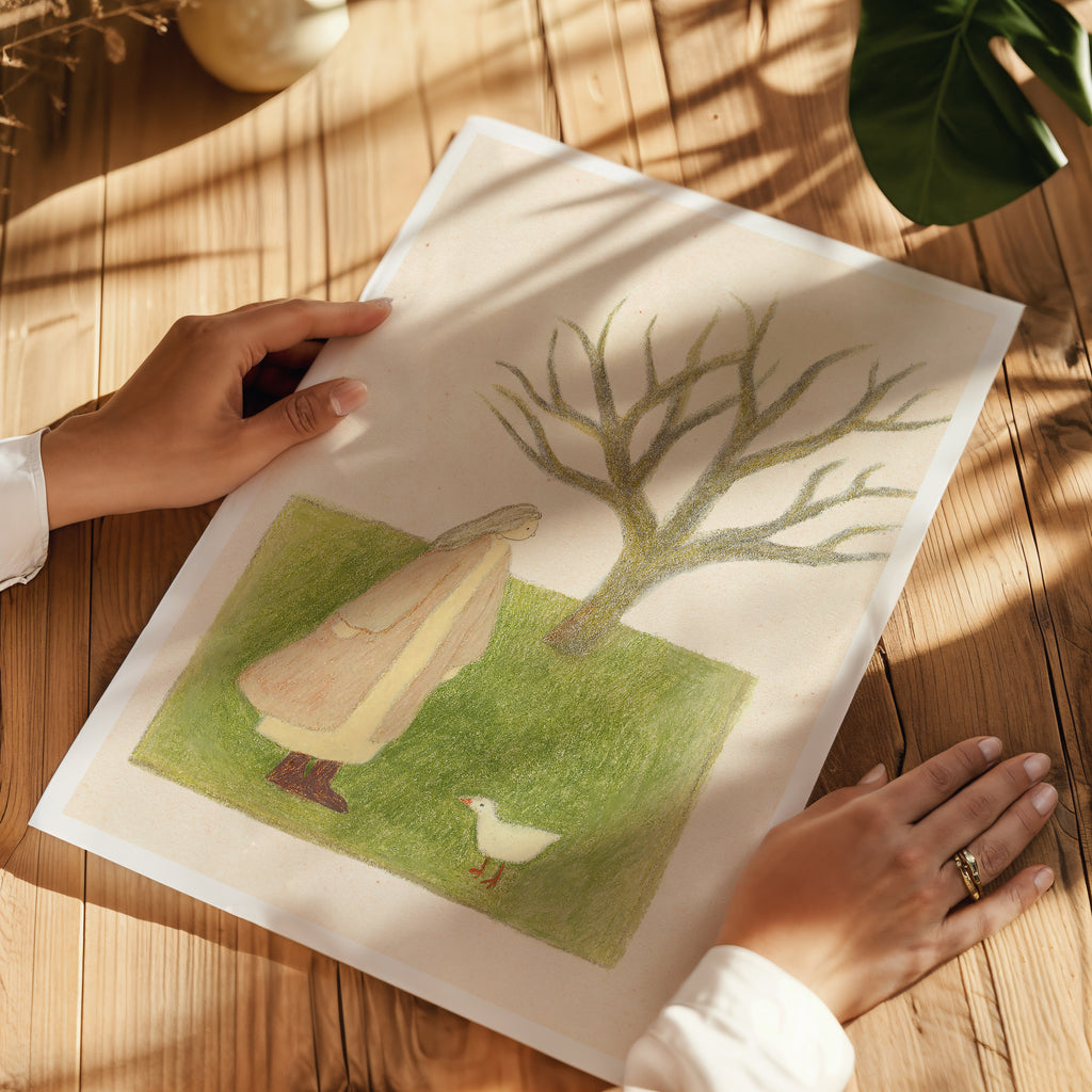 Small Company: Whimsical Wall Art Print | Nature Lover Gift