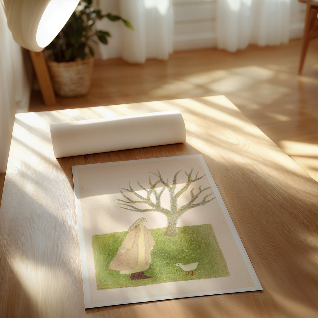 Small Company: Whimsical Wall Art Print | Nature Lover Gift