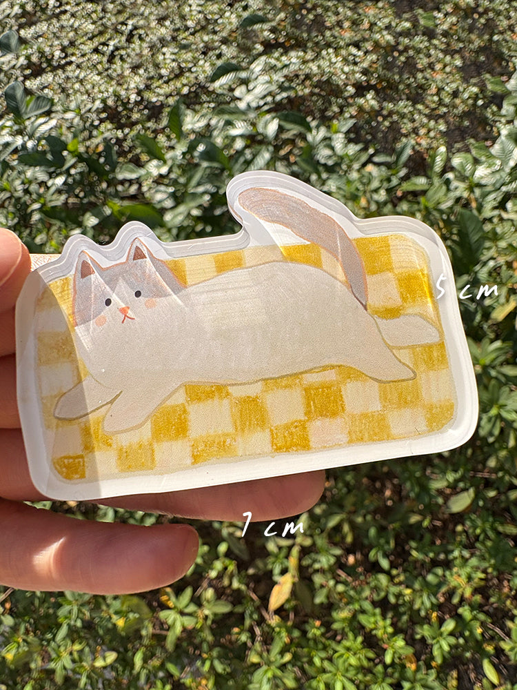Cat Lovers Magnet Bundle | Set of 5 Illustrated Acrylic Magnets