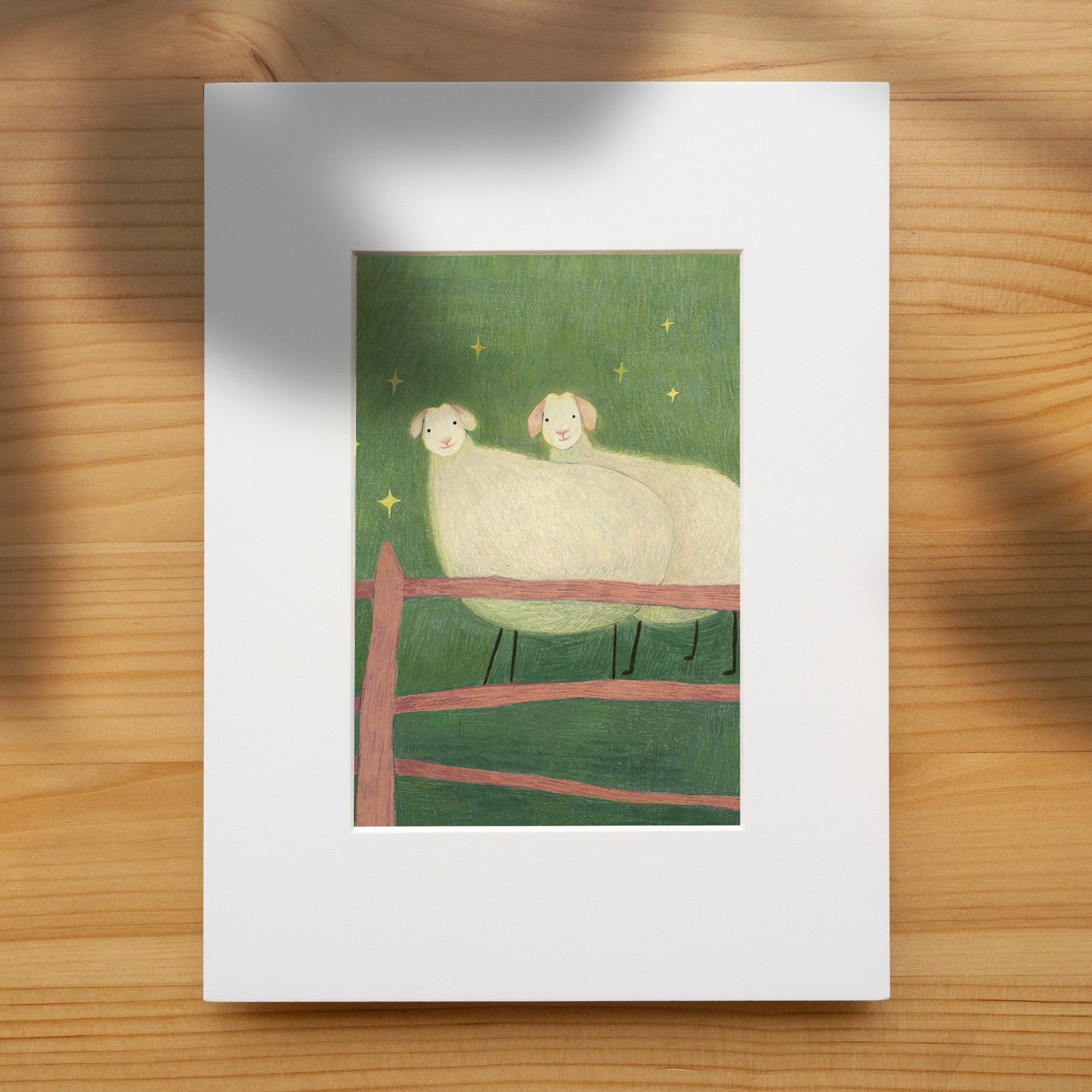 Starry Meadow | Hand-Drawn Art Print