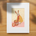 Cookie Tin Afternoon Hand-Drawn Art Print | Nursery Gift