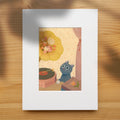 Saturday Morning Record Hand-Drawn Art Print | Nursery Gift